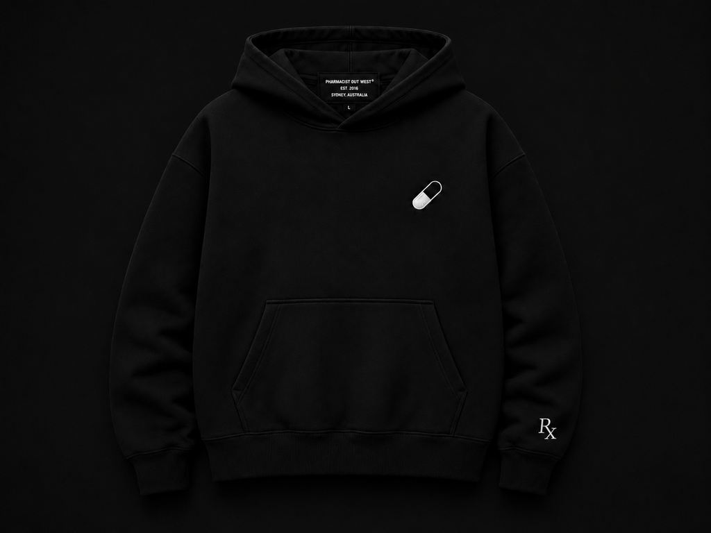 The Pharmacist Hoodie (Black)