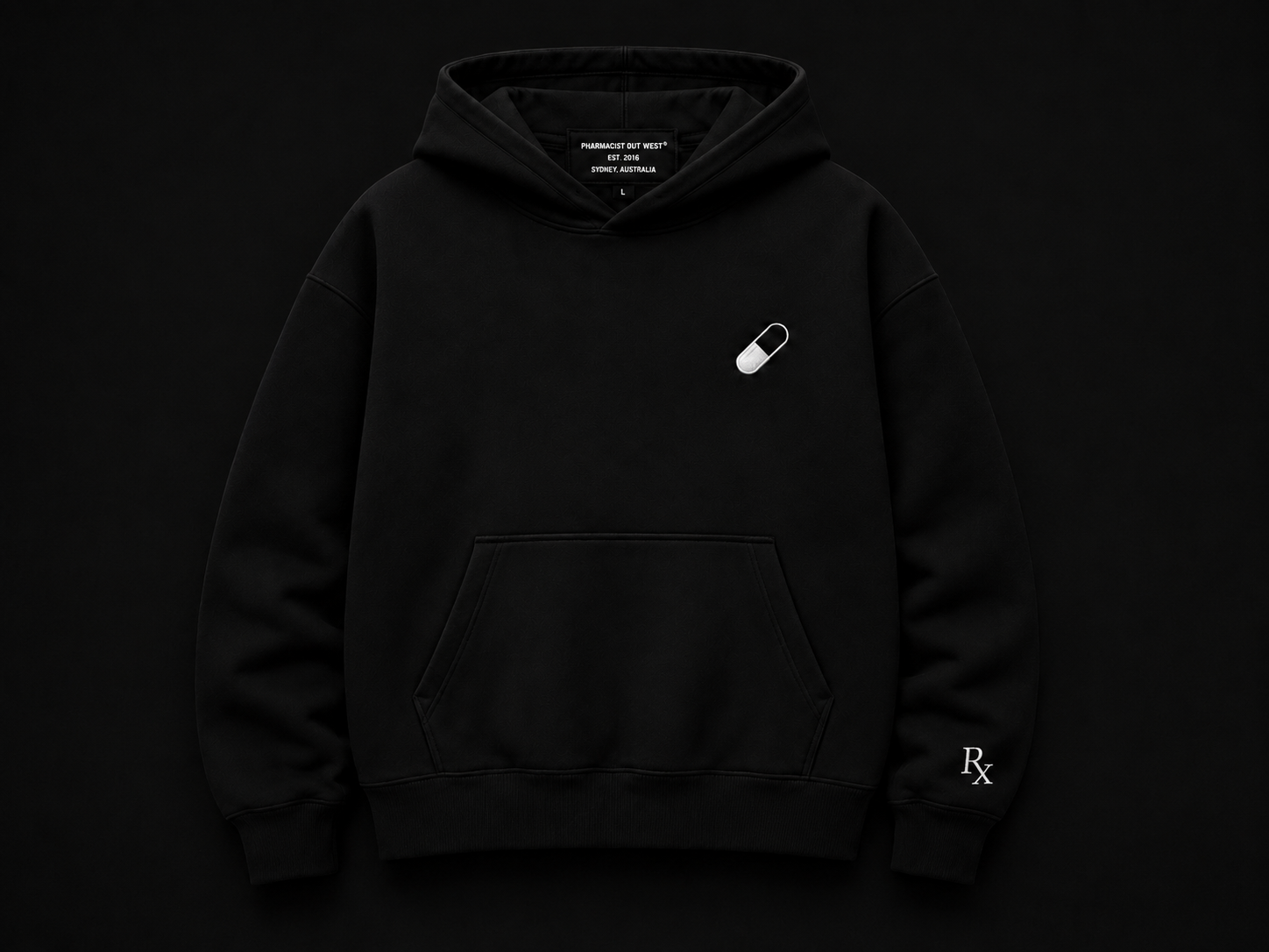 The Pharmacist Hoodie (Black)